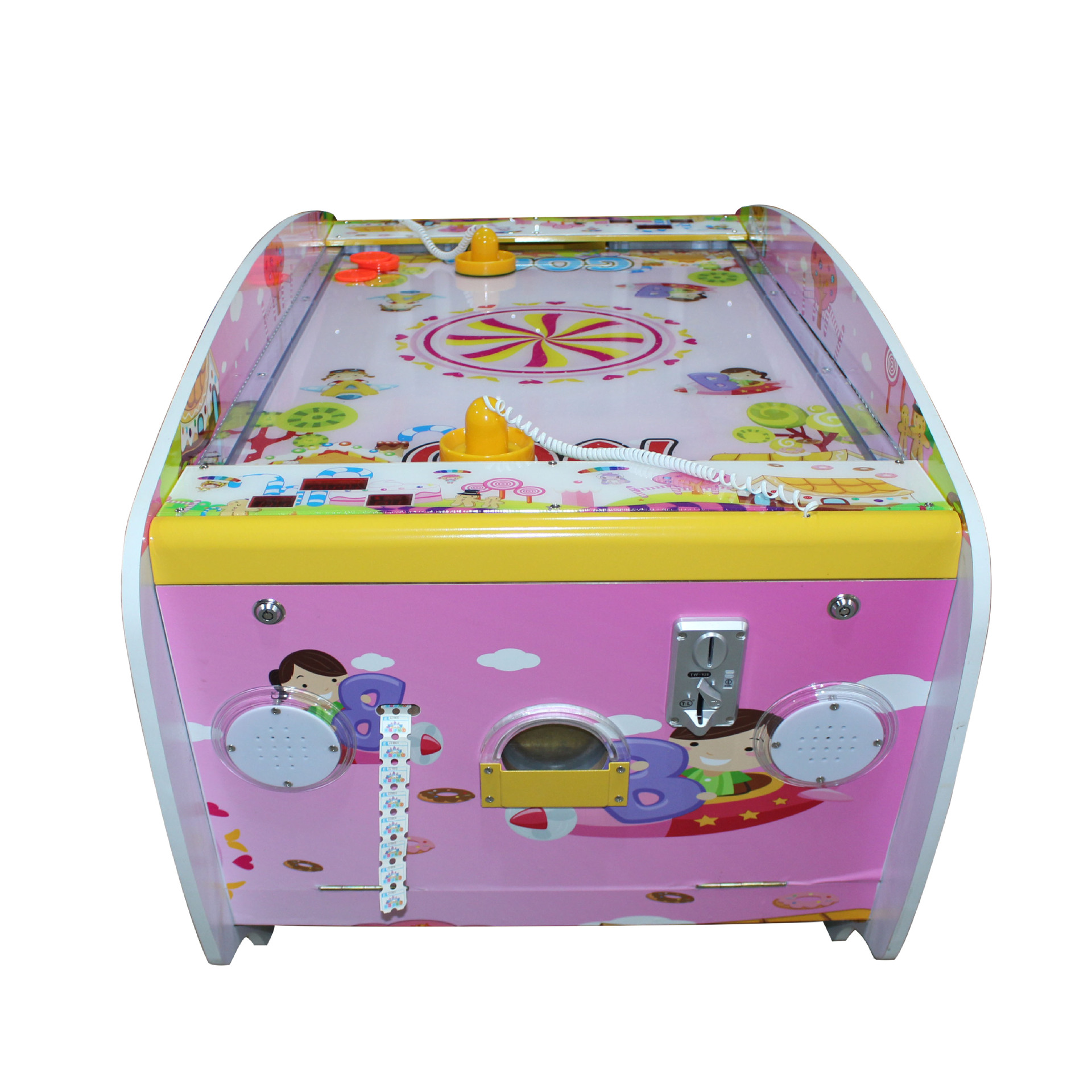 Arcade City Commercial Parent-Child Interactive Hockey Game Two-Player Battle Large Ice Hockey Coin-Operated Air Cushion Ball