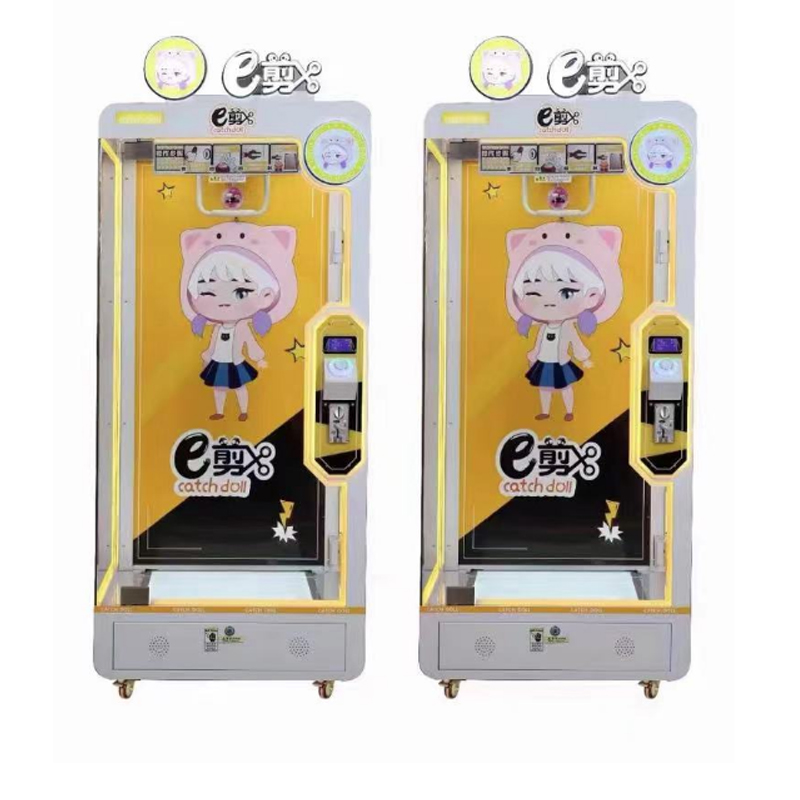 Best-Selling Coin-Operated Stainless Steel Plush Toy Cutters Custom Entertainment Game Doll Cutters Cut Your Prizes Gift
