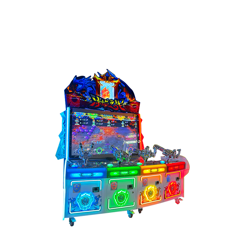 Children's Amusement Park Electronic Arcade Entertainment Equipment Coin-Operated Ice Flame Battle Game Machine