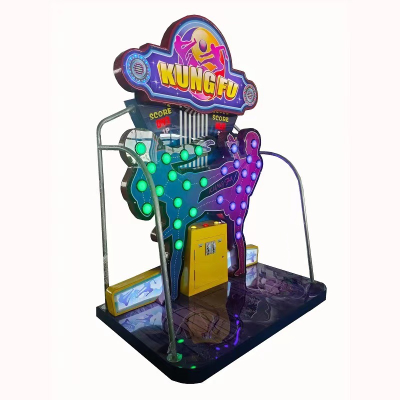 Kung Fu Interactive Reaction Light Training Arcade Game Machine Boxing Fitness Punch Target Equipment for Kids Adult Play