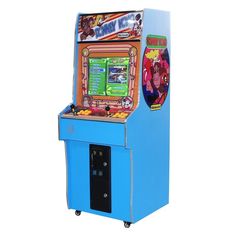 Zhou Yue Two-Player Joystick Fighting King Arcade Game Wooden Box Entertainment Equipment for Venues