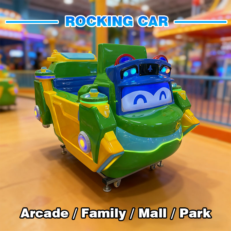 Kids Electric Rocking Ride on Car Amusement Park Mall Indoor Outdoor Coin Operated Entertainment Playground Equipment