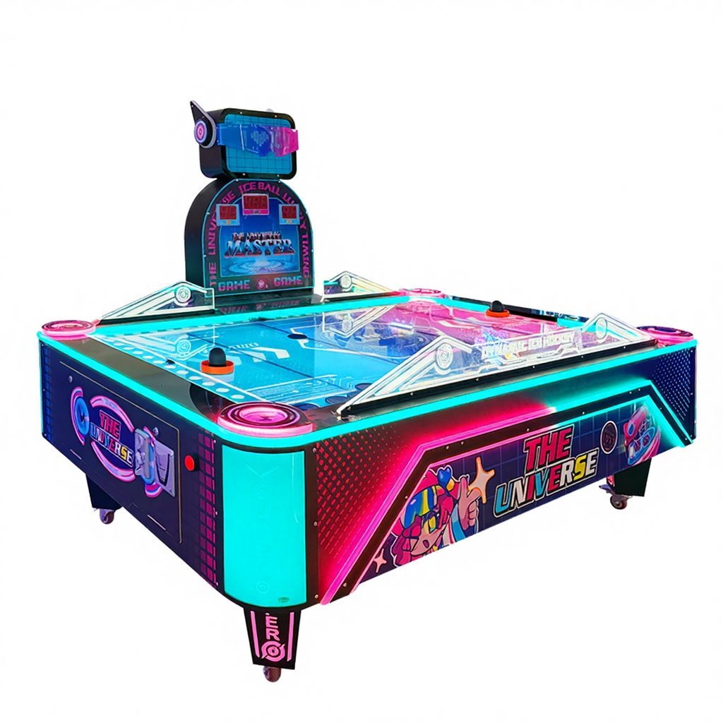 Children's Indoor Parent-Child Double Battle Ice Hockey Coin-Operated Tabletop Hockey Game Machine Equipment Arcade Game Blister