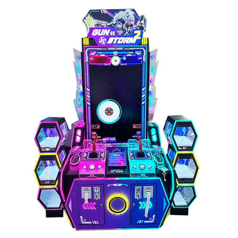 Gun Storm 2 Dual Control Arcade Shooting Game Console Stunning Visuals & Exciting Missions for Coin Operated Recreation Spots