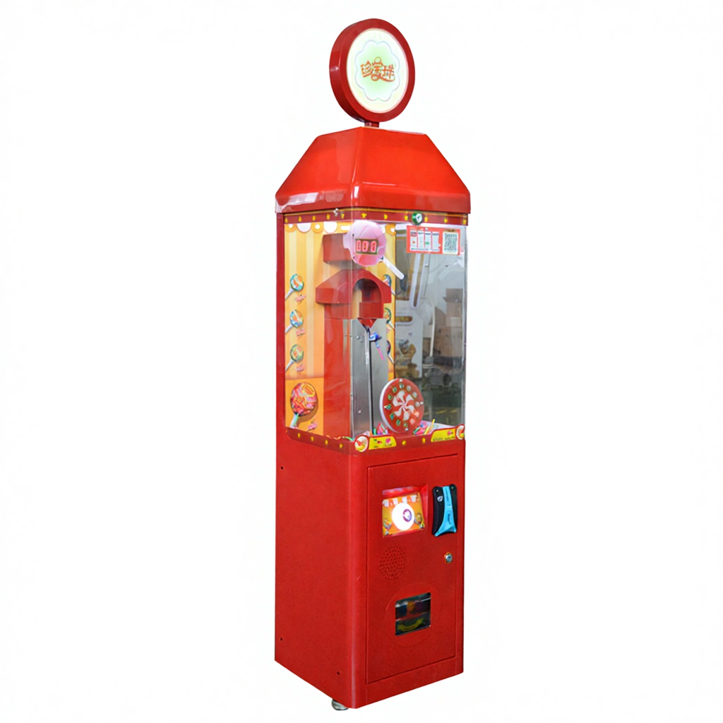 Source Manufacturer Children's Amusement Park Coin-operated Aluminum Alloy Lollipop Vending Machine Single Person Arcade Game
