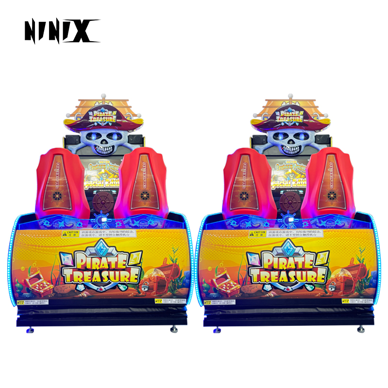 2-Player Coin-Operated Arcade Shooting Game Machine Pirate Treasure Simulation Shooting Equipment