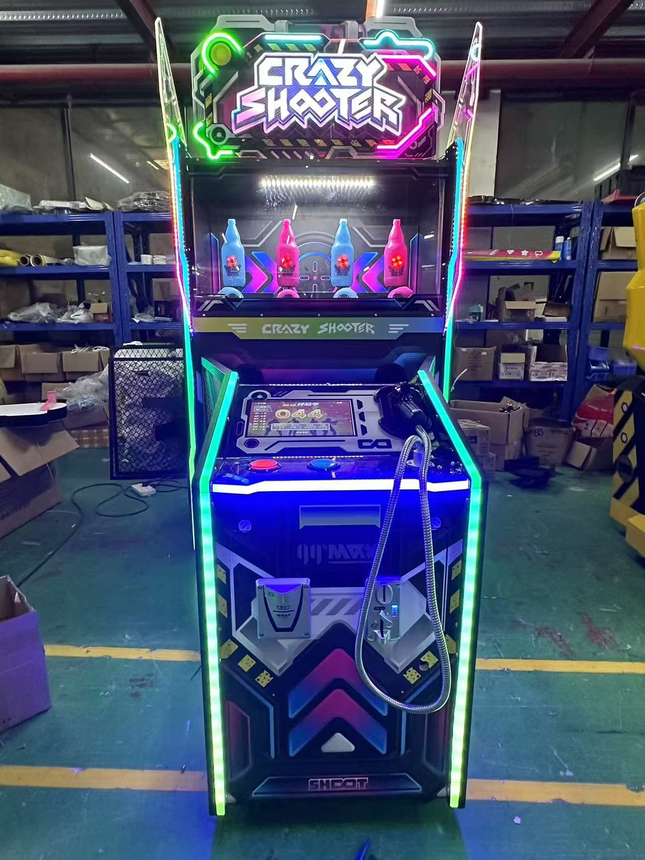 High-quality Indoor VR Crazy Shooter Laser Shooting Arcade Machine with Coin Operation and 1 Year Warranty