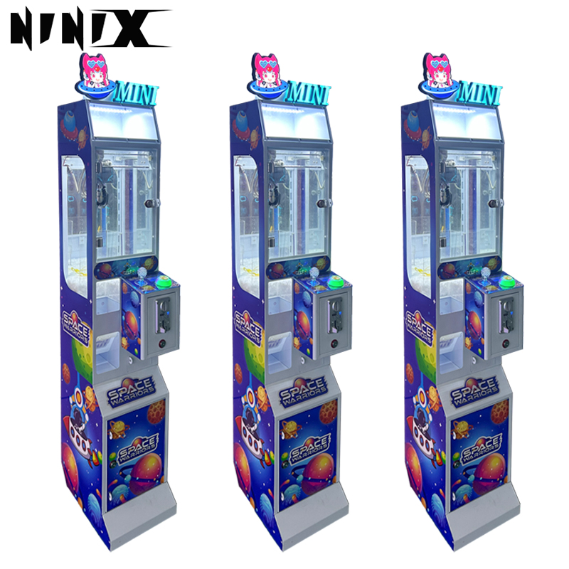 Commercial Super Mini Claw Machine Coin-Operated Arcade Metal Toy for Kids English Language 1-Year Warranty