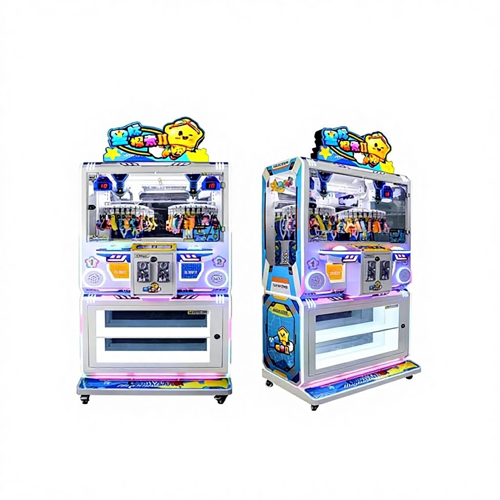 New Star Discovery Gift Machine Keychain Card Snack Coin Sweep Code Multi-person Internet Clip Machine Multi-color
