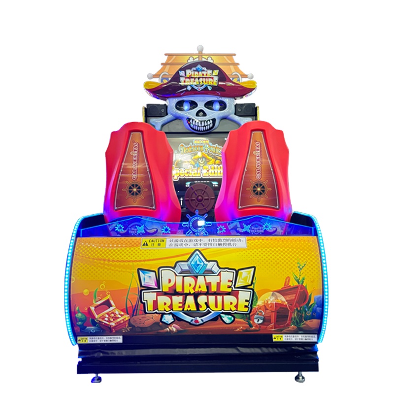 2-Player Coin-Operated Arcade Shooting Game Machine Pirate Treasure Simulation Shooting Equipment