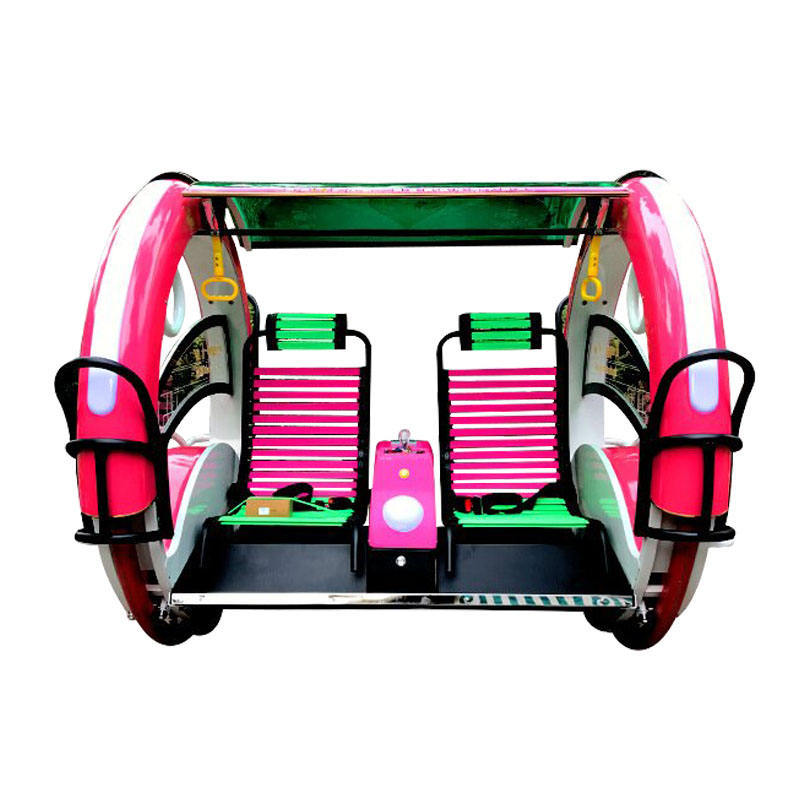 New  Double Parent-Child Light-up Square Car Bumper Car Electric Entertainment Equipment