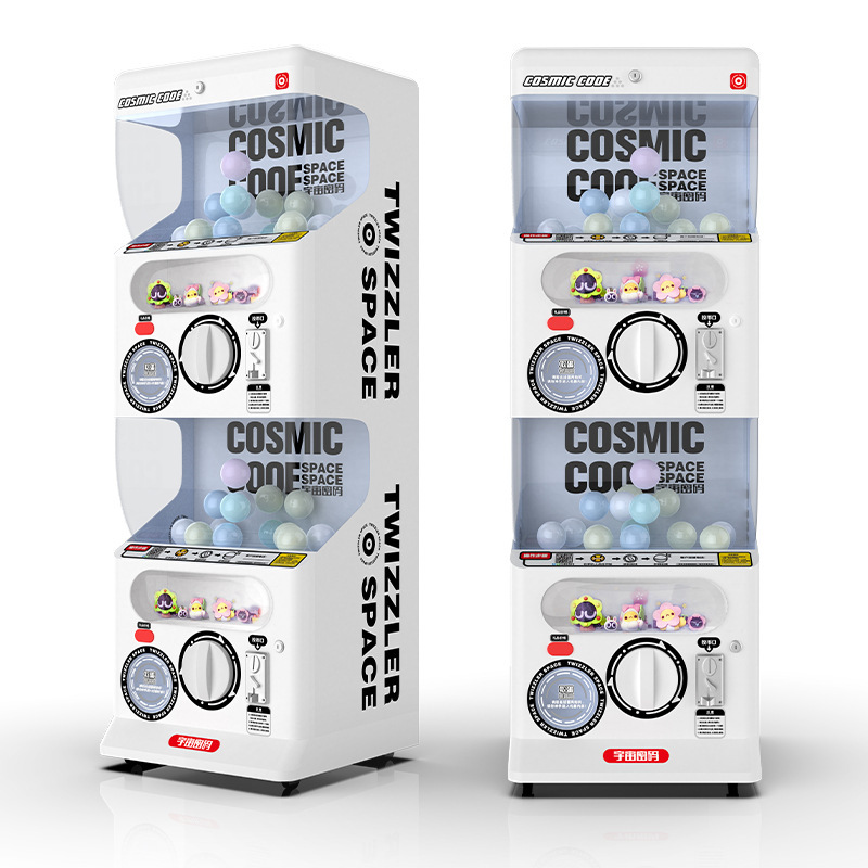 Commercial Small Coin Gift Machine Large Children's Egg Twisting Machine Scan Code Pay Double Layer Egg Coin Operated Games