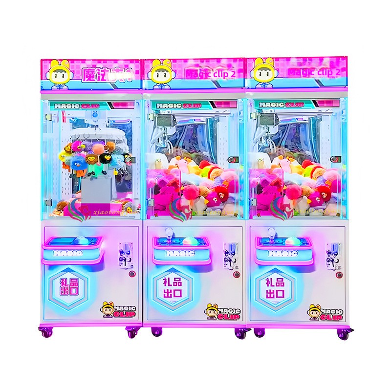 Funpark Hot Selling Doll Claw Machine, Indoor Coin Operated Arcade Game For Children Toys Wholesale claw crane game machine