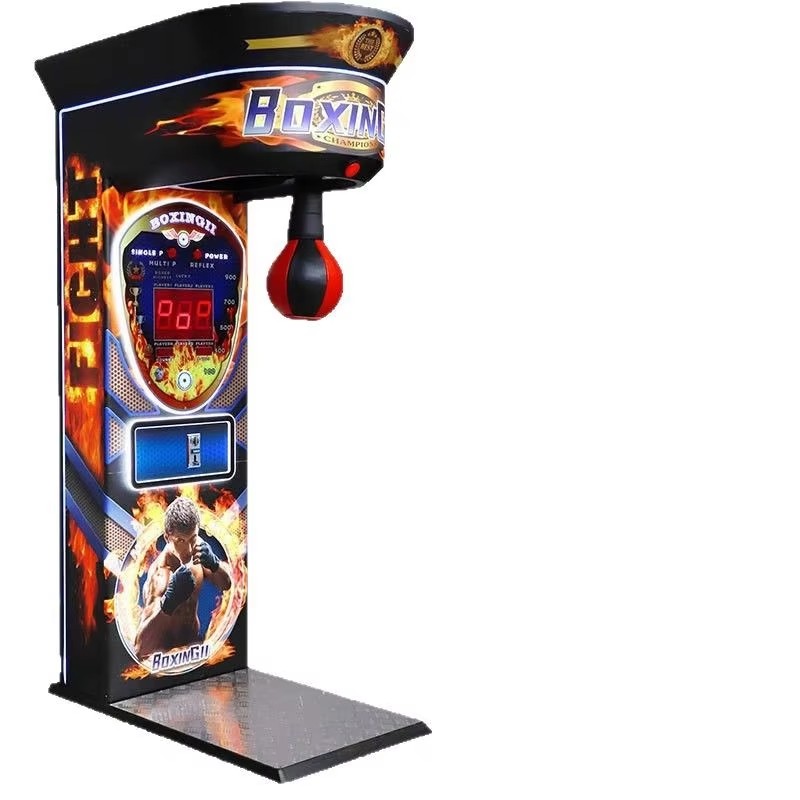 Coin Operated Boxing Punch Machine Arcade Power Strength Tester Game Equipment for Gym Bar Mall Entertainment Center