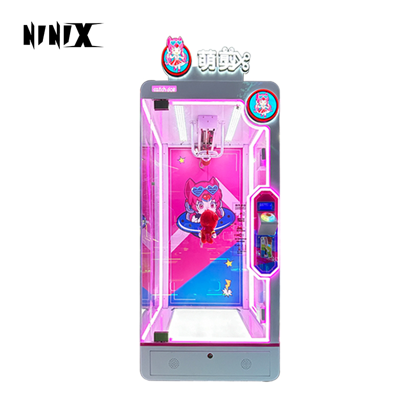 Best-Selling Coin-Operated Stainless Steel Plush Toy Cutters Custom Entertainment Game Doll Cutters Cut Your Prizes Gift