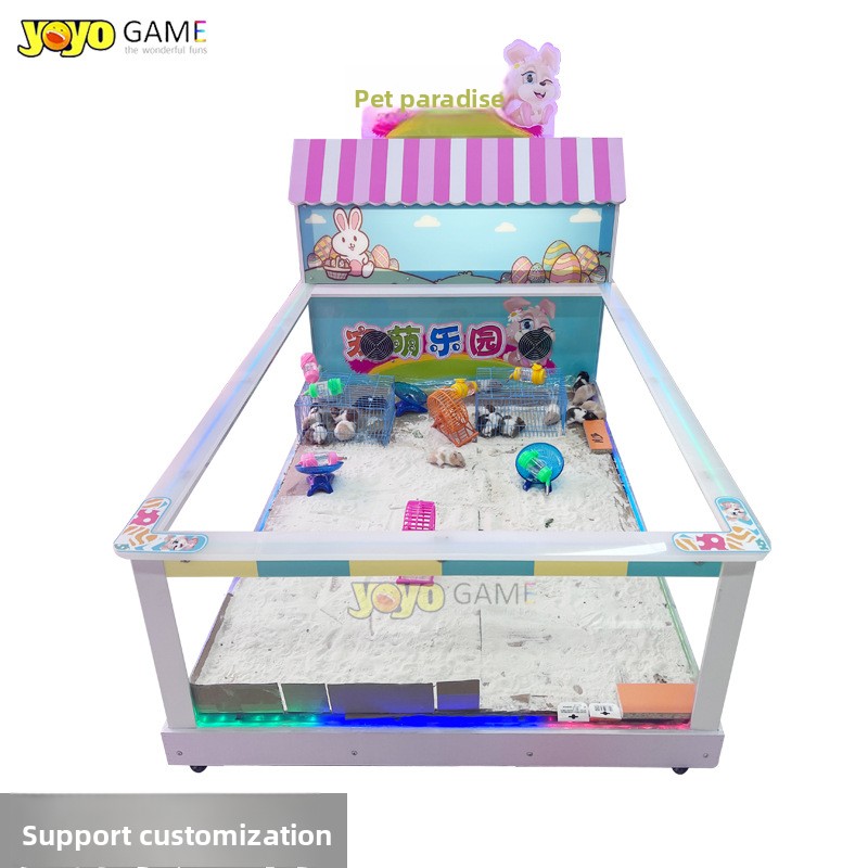 Children's Fish Catching Pool Cute Pet Pool Mall Amusement Milk Feeding Fish Tank Commercial Use Baby Bottle Design