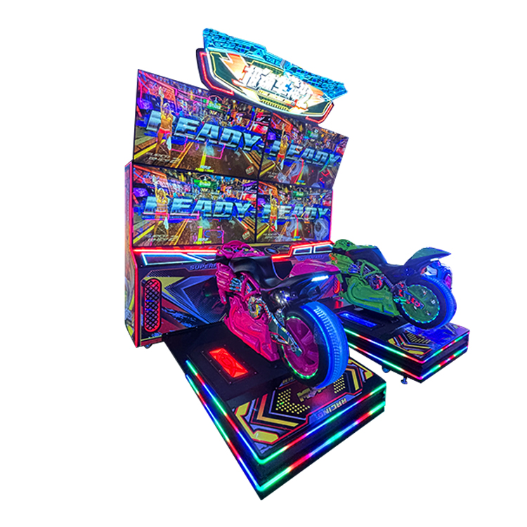 Most Popular Simulated Motorcycle Coin-Operated Arcade Machine Children's Entertainment Console for Motorcycle Games Game