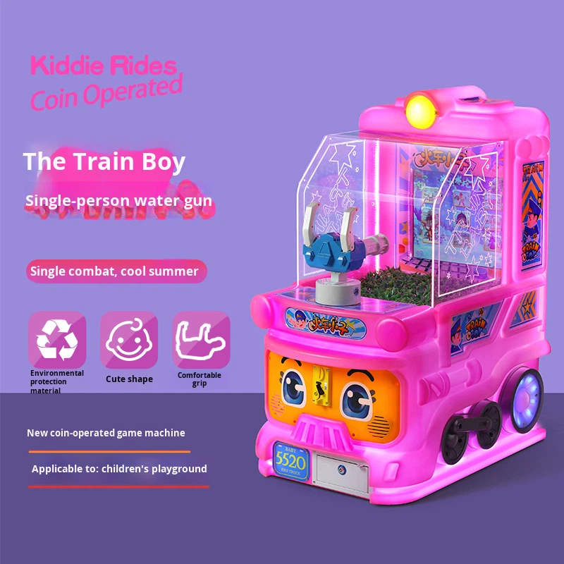 Single Double Water Shooting Machine Shooting Game Children's Game Console Arcade Entertainment Equipment Amusement Venue Indoor