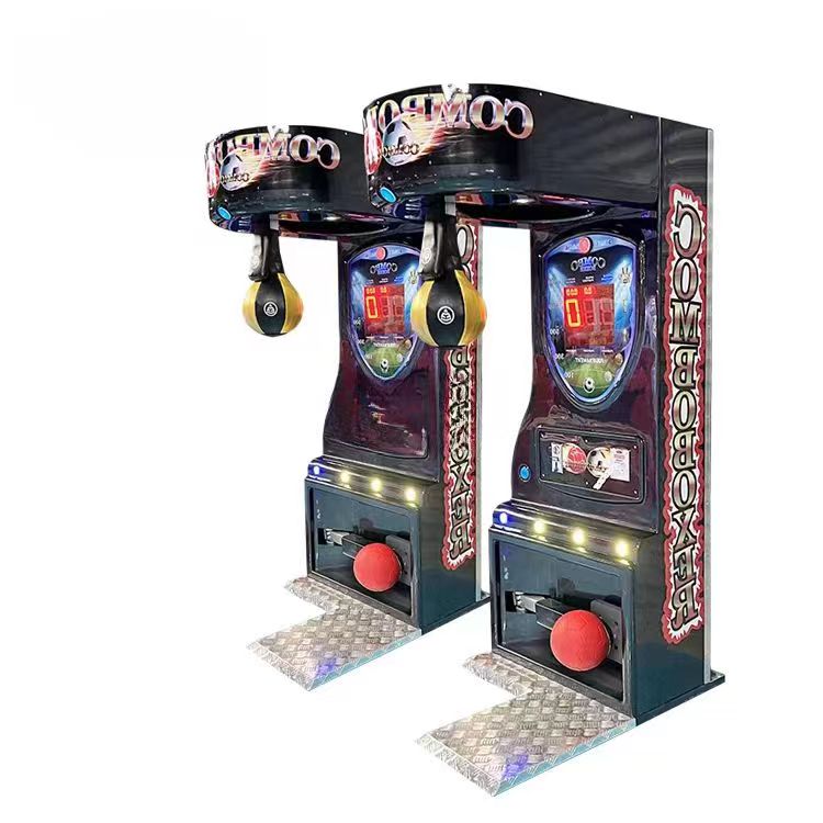Outdoor Dragon Boxing Machine Metal Arcade Equipment Arm Strength Test Digital Printing Logo 220v Voltage Mall Coke Experiences