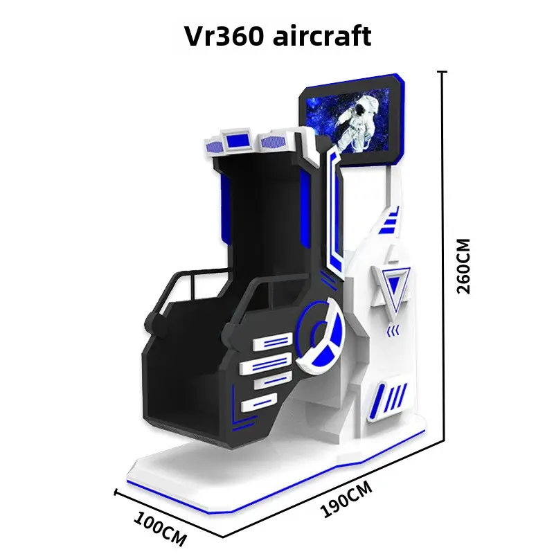 Single VR360 Rotating Platform Large Indoor VR Simulator Equipment with Rotating Seat Somatosensory Experience Hall Features