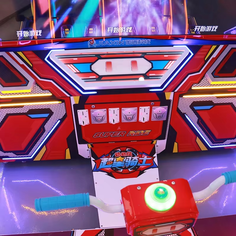 Children's Indoor Arcade Simulator Racing Machine Coin Operated Bicycle Entertainment Games Equipment