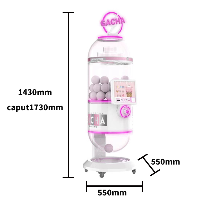 Commercial Coin-Operated for  Toy Game & Automatic Metal Capsule Toy for Game Centers & Gifts