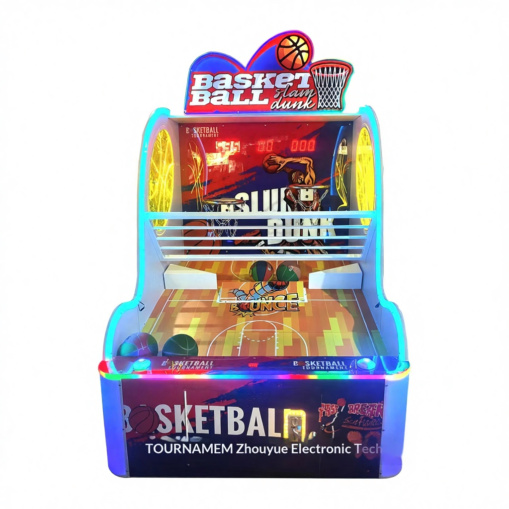 Children's Double Basketball Machine Wooden Box Acrylic Exercise Indoor Interactive Parent-Child Game Anime Arcade Entertainment