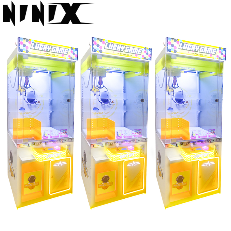 New Coin-operated Crane Plush Belt Prize Box Claw Machine Children's Favorite Game Machine for Sale Gift Claw Machine