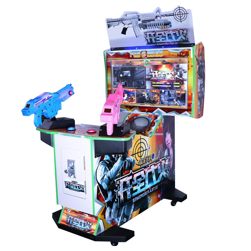 Coin Operated Two Player Shooting Arcade Machine HD Gun Battle Game Cabinet for Amusement Center Mall Indoor Entertainment