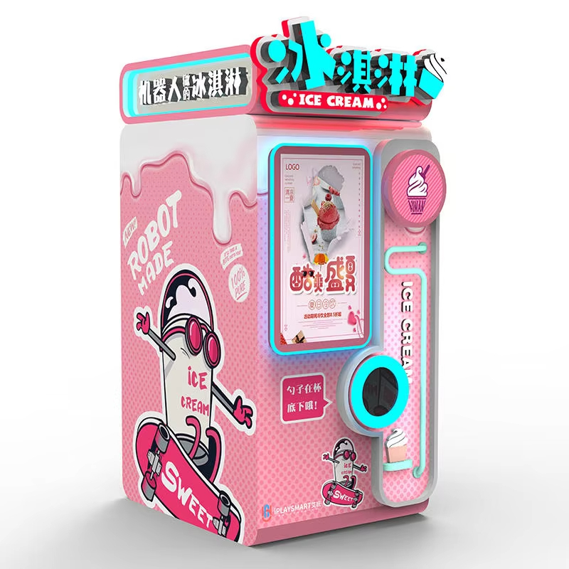 Automatic Ice Cream Self-service Food Smart Vending Machine Goods Self-service Ice Cream Service Kiosk for Sale