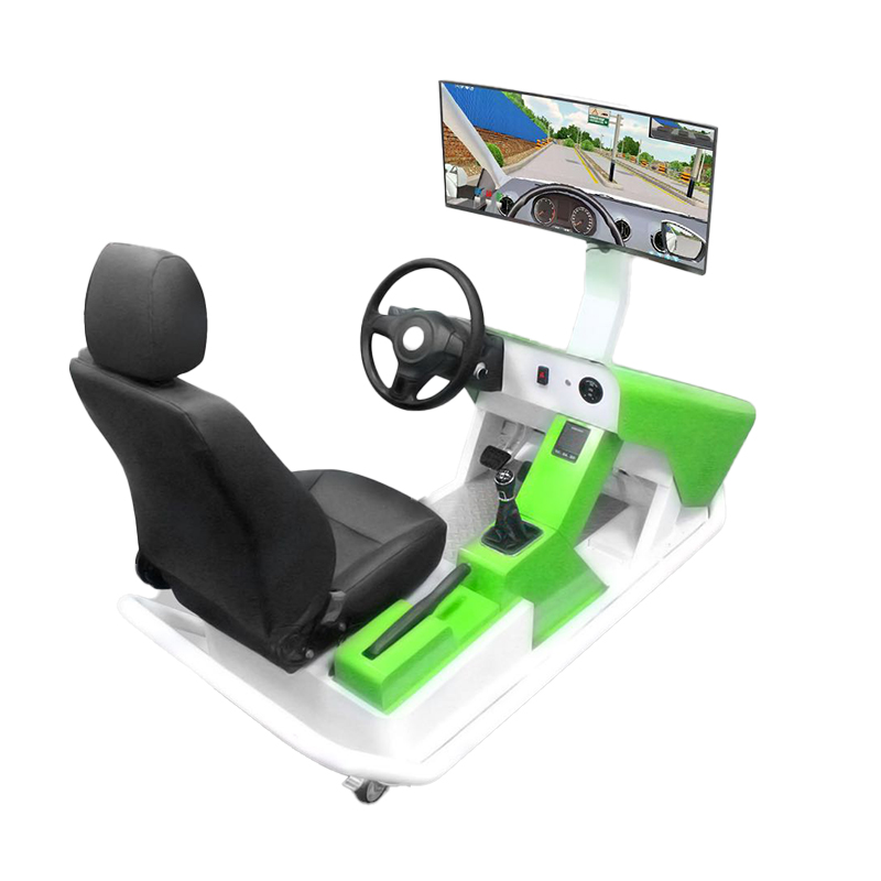 Car Driving Simulator Training Machine for Driving School Driver Education Stainless Steel Indoor Use 110/220V Power