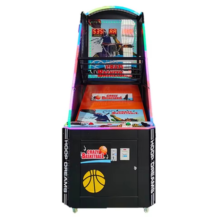 Most Popular Large Arcade Coin-Operated Foldable Basketball & Boxing Game Machine for Video Game City Sale
