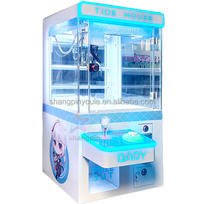 Coin-Operated Mini Claw Machine Small Medium-Size Household Toy Grabber Video Game City Clip Doll Machine for Amusement