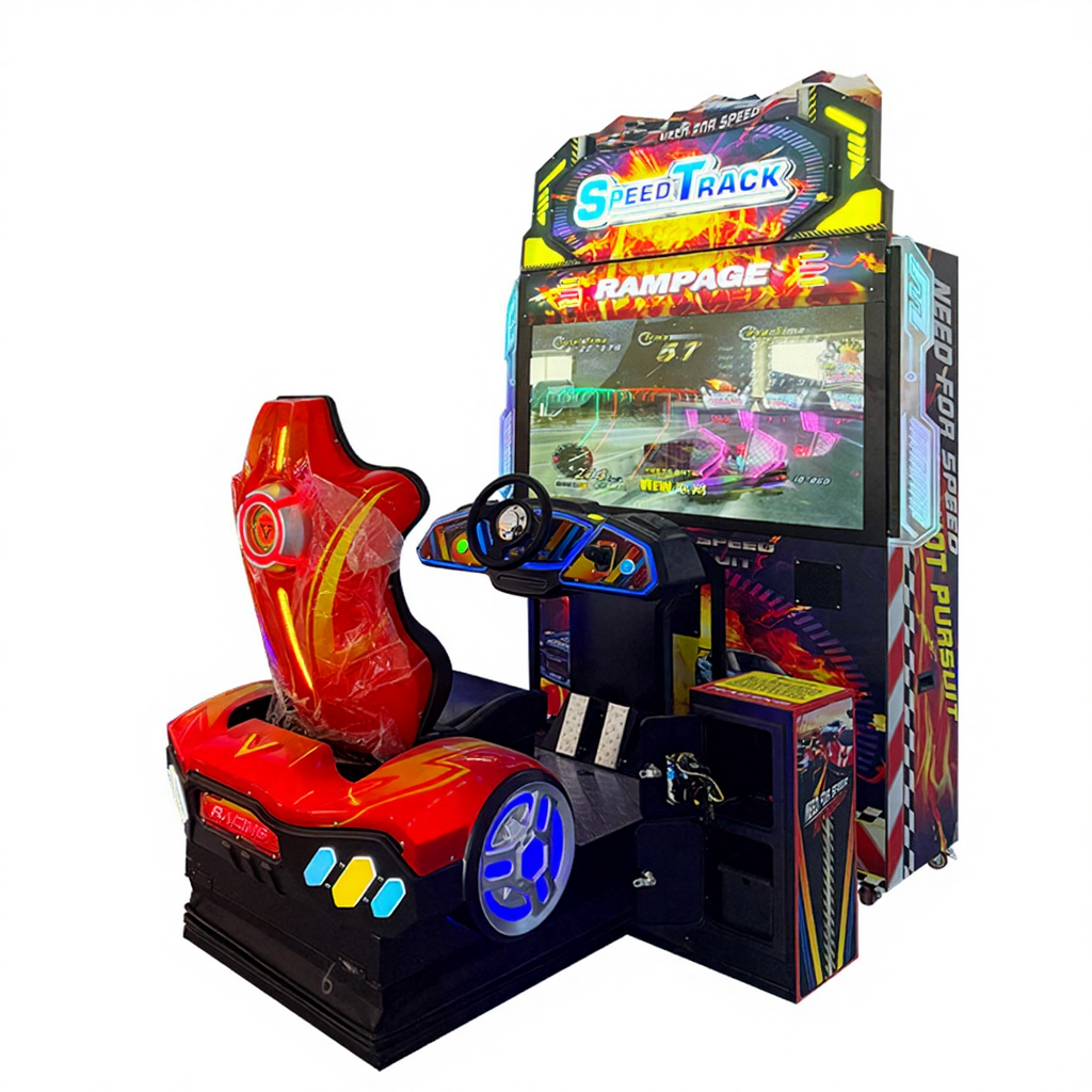 New Large Commercial Coin-operated Single Player Realistic Simulation Dynamic Racing Game Machine Arcade Competition Equipment