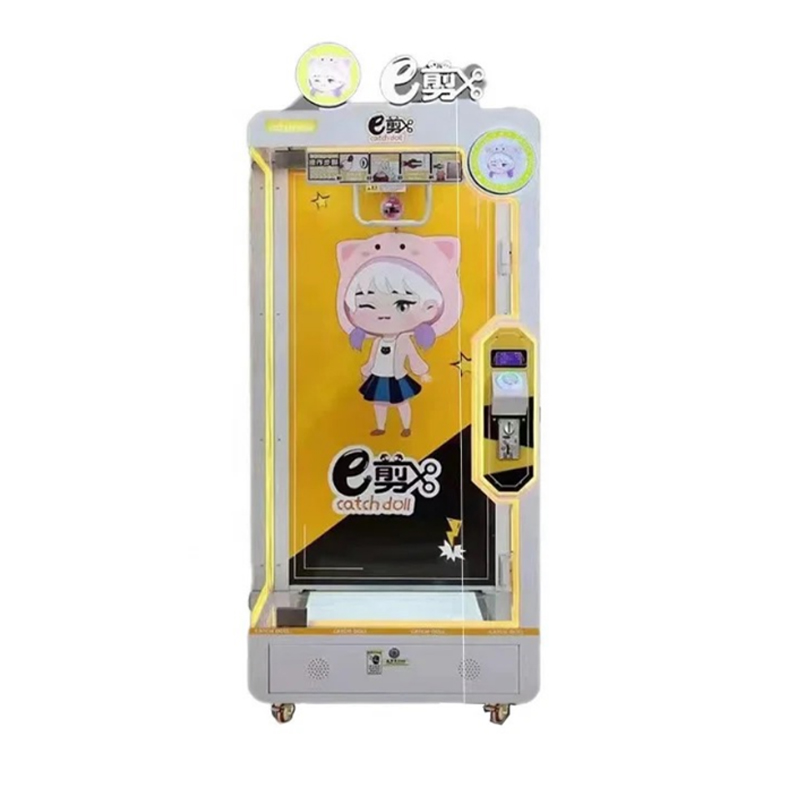 Best-Selling Coin-Operated Stainless Steel Plush Toy Cutters Custom Entertainment Game Doll Cutters Cut Your Prizes Gift