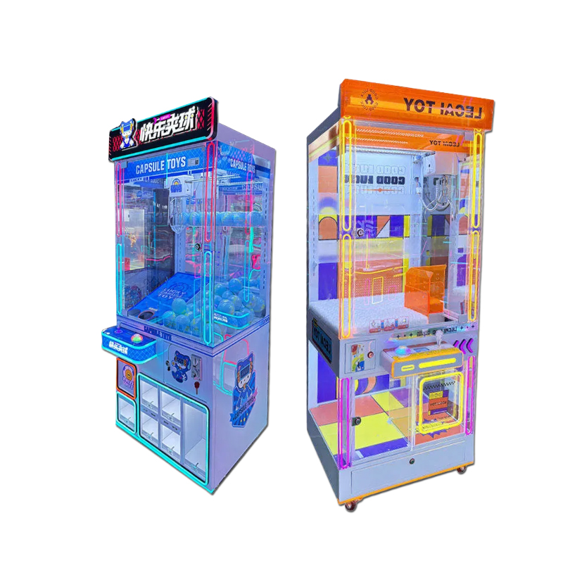 Most Popular Customizable Children's Arcade Crane Machine Cool Light Claw Game Console in English