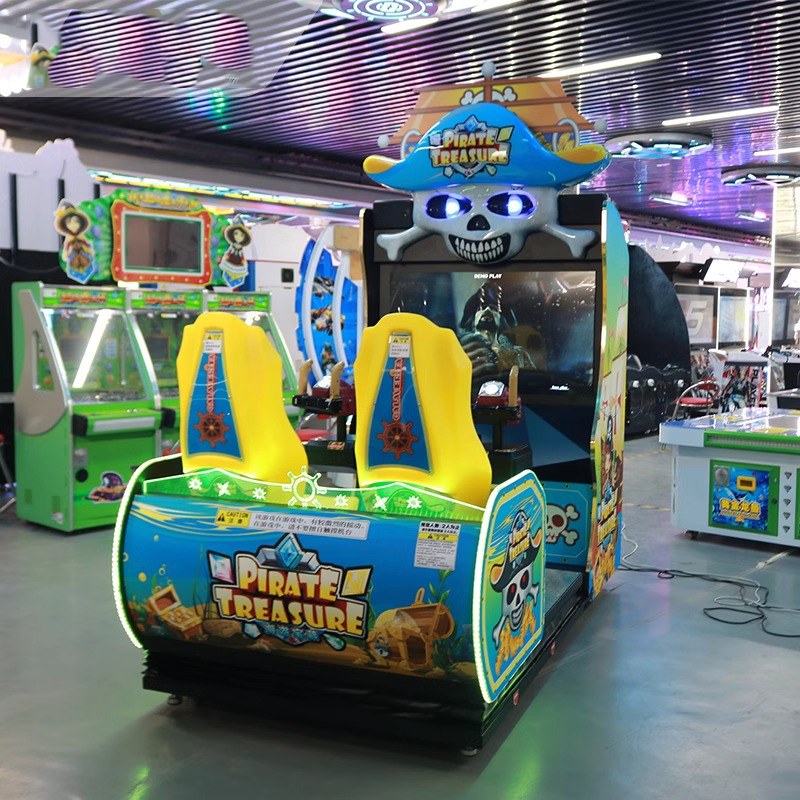 Pirate Treasure Double Gun Mechanism Game Console Coin-Operated Shooting Equipment for Arcade Game Centers Merchant Series