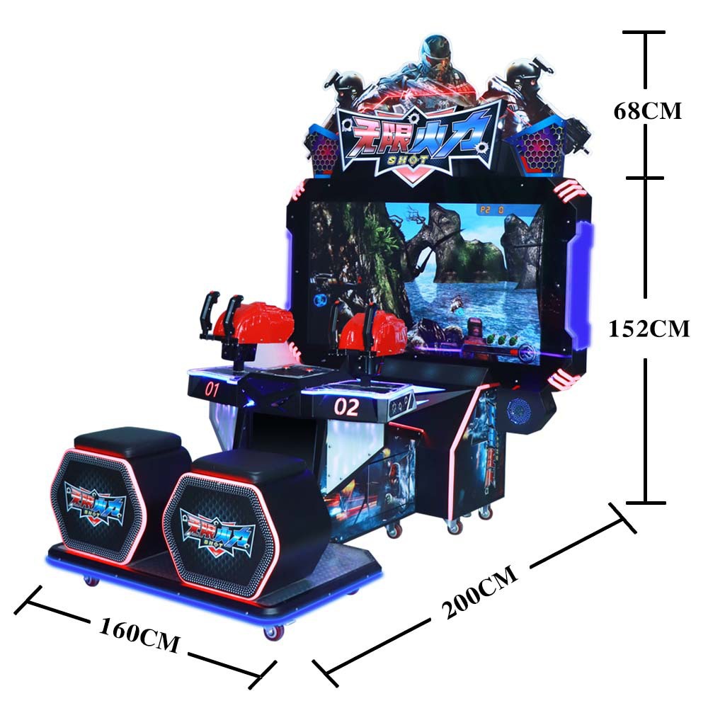 Warranty Large Dynamic Shooting VR Arcade Game Board Machine Full Simulation Equipment for Hall Use