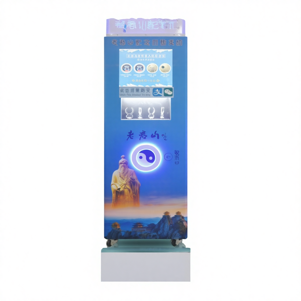 New Commemorative Coin Vending Machine with Intelligent Face Recognition Payment for Scenic Spots Museums (Gold/Silver Coins)