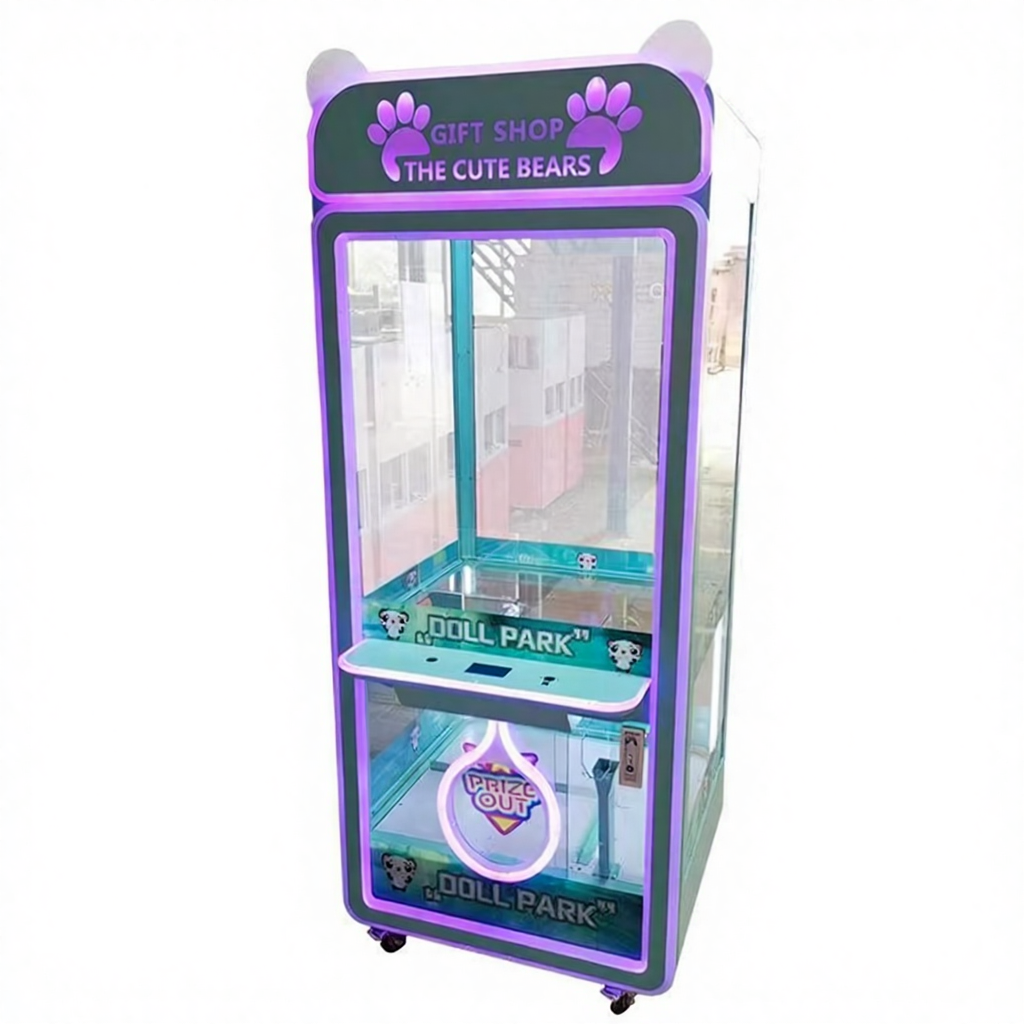 Manufacturer Wholesale Commercial Adult Children Transparent Acrylic Board Claw Machine Single Player Electronic Game