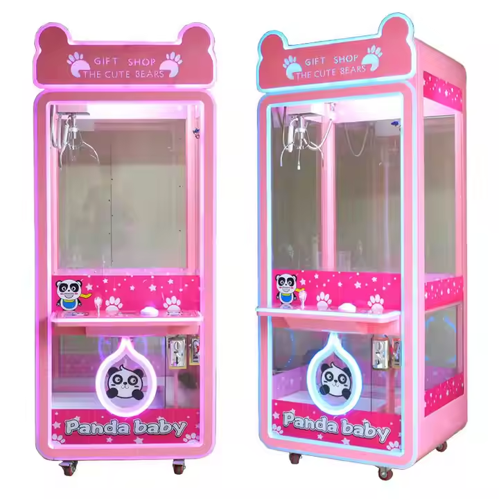Highly Popular Coin-Operated Arcade Doll-Catching Machine New Commercial Full-Transparent Video Game Highly Favored by Children