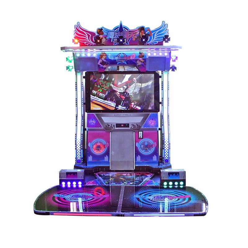 Large Metal 110V Coin Simulator English Language Dance Music Basketball Boxing Game Machines Coin Operated Games