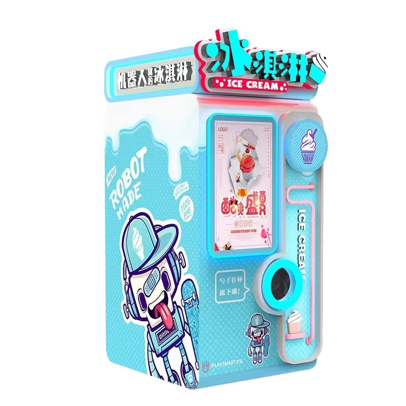 Automatic Ice Cream Self-service Food Smart Vending Machine Goods Self-service Ice Cream Service Kiosk for Sale