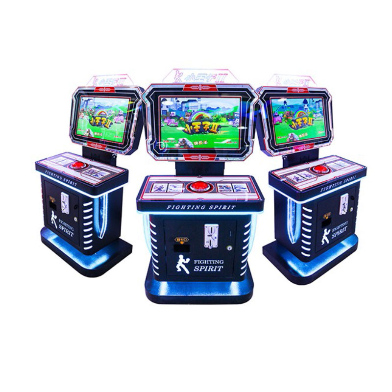 Little Prince II Fighting Arcade Machine | Stainless Steel 19-inch LCD Screen Upright Arcade Cabinet 1 Year 3000+ Retro Games