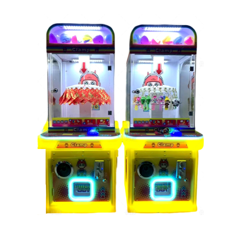 Amusement Park Hot Selling Automatic Mini Clip Gift Machine with Prize Game Machine Video Game Center Card Clip Game Machine