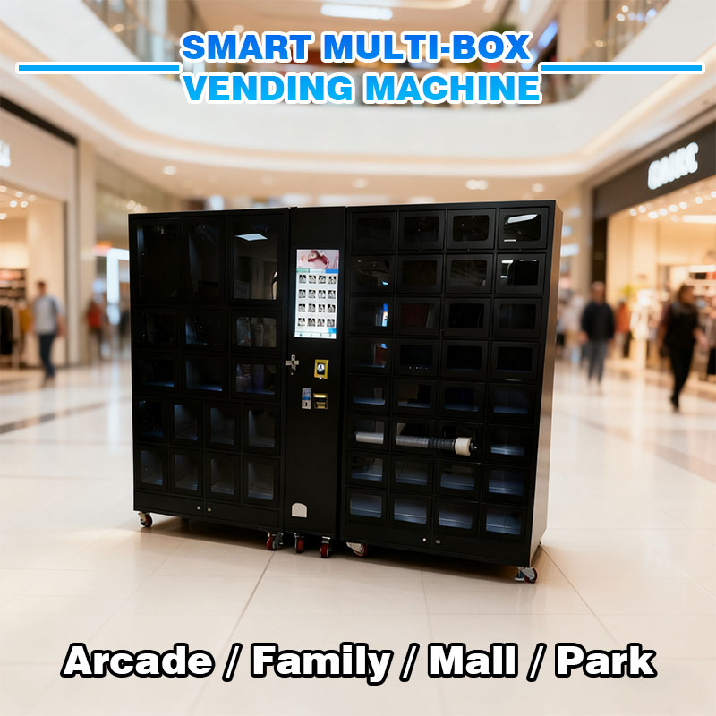 Smart Multi-box Vending Machine for Mall, Arcade, and Family Use