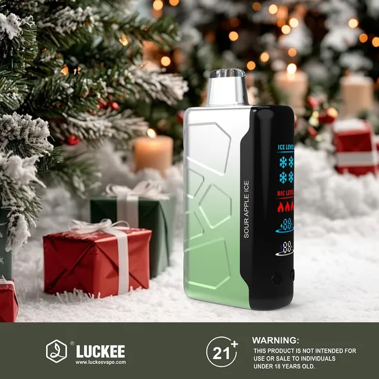 Usine nouveau OEM / ODM Ice Control cigare bloc de tuiles 20k / 30K / 40k / 50k luckee ic40000 Puff stick cigare jetable avec écran numérique