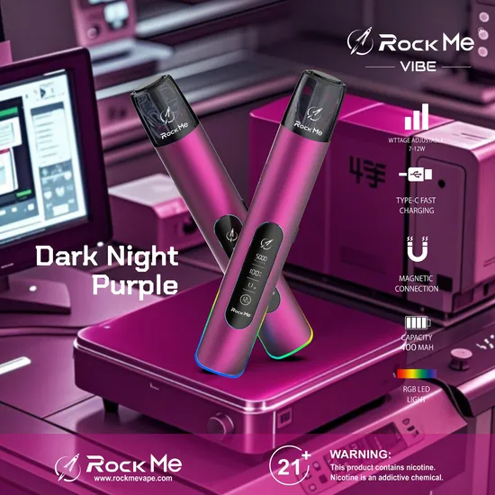 New Style Cartridge Container Electronic Cigarette Rock Me Vibe Device Pods System Vapes 2ml