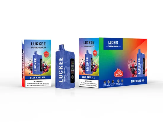 2024 Hot Buy Luckee Turbo LED digitális kijelző 18000 18K Puffs 25ml 600mAh eldobható Vape 15000 12K 30K 45K elektronikus cigaretta nagykereskedelem I Vape EU Puff Vaper