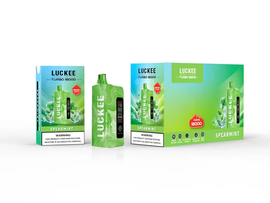 2024 Hot Buy Luckee Turbo LED digitális kijelző 18000 18K Puffs 25ml 600mAh eldobható Vape 15000 12K 30K 45K elektronikus cigaretta nagykereskedelem I Vape EU Puff Vaper